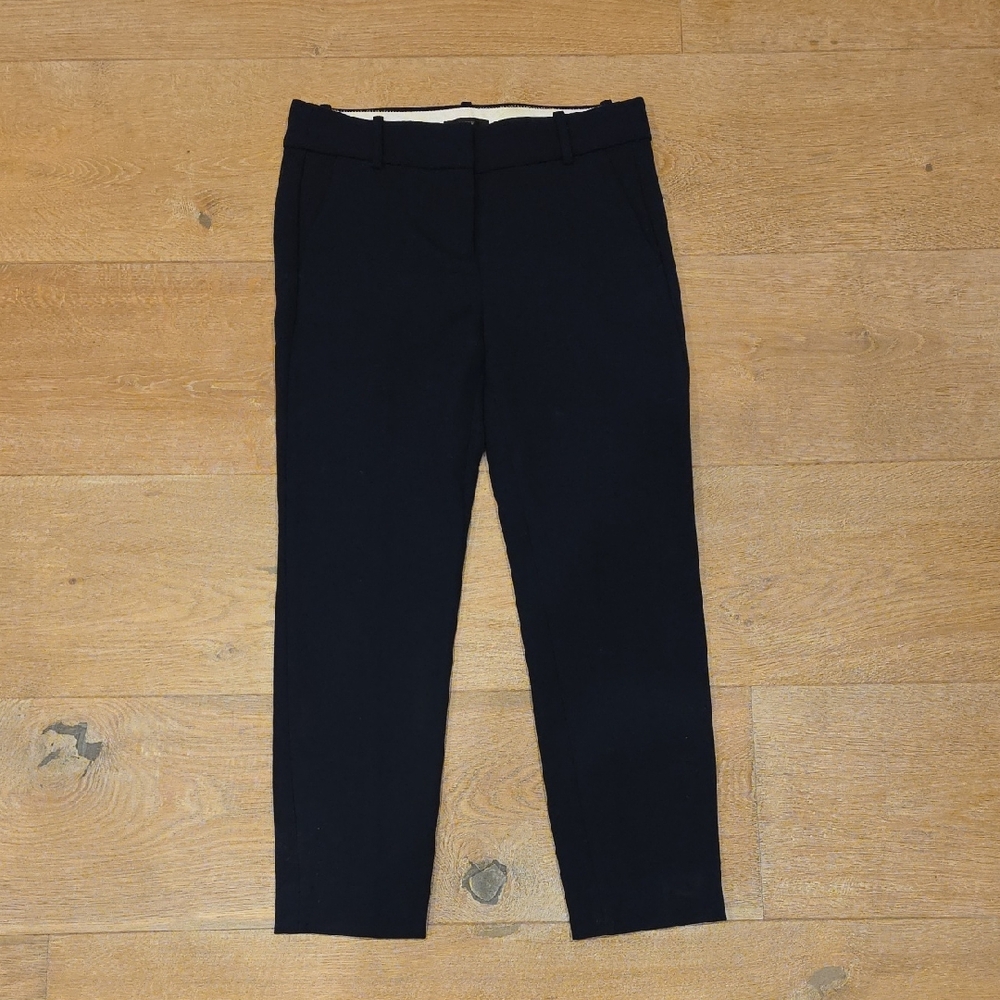 J. Crew Black Cameron  Stretch Navy Women's Trousers Size 2